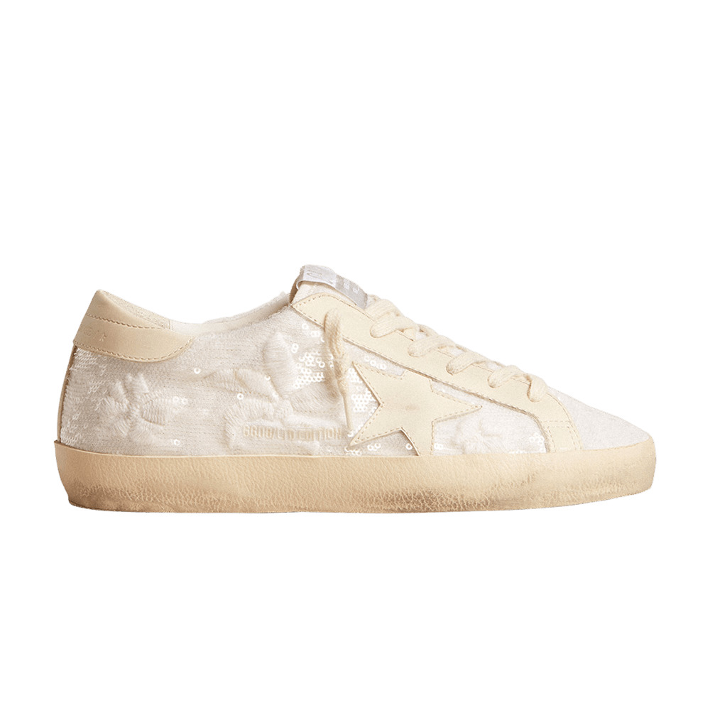 Golden Goose Wmns Superstar LTD 'White Floral Embroidery' - 1