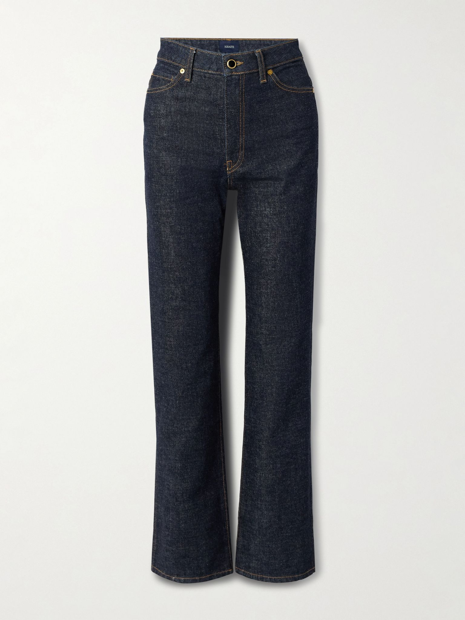 Danielle high-rise straight-leg jeans Dark denim - 1