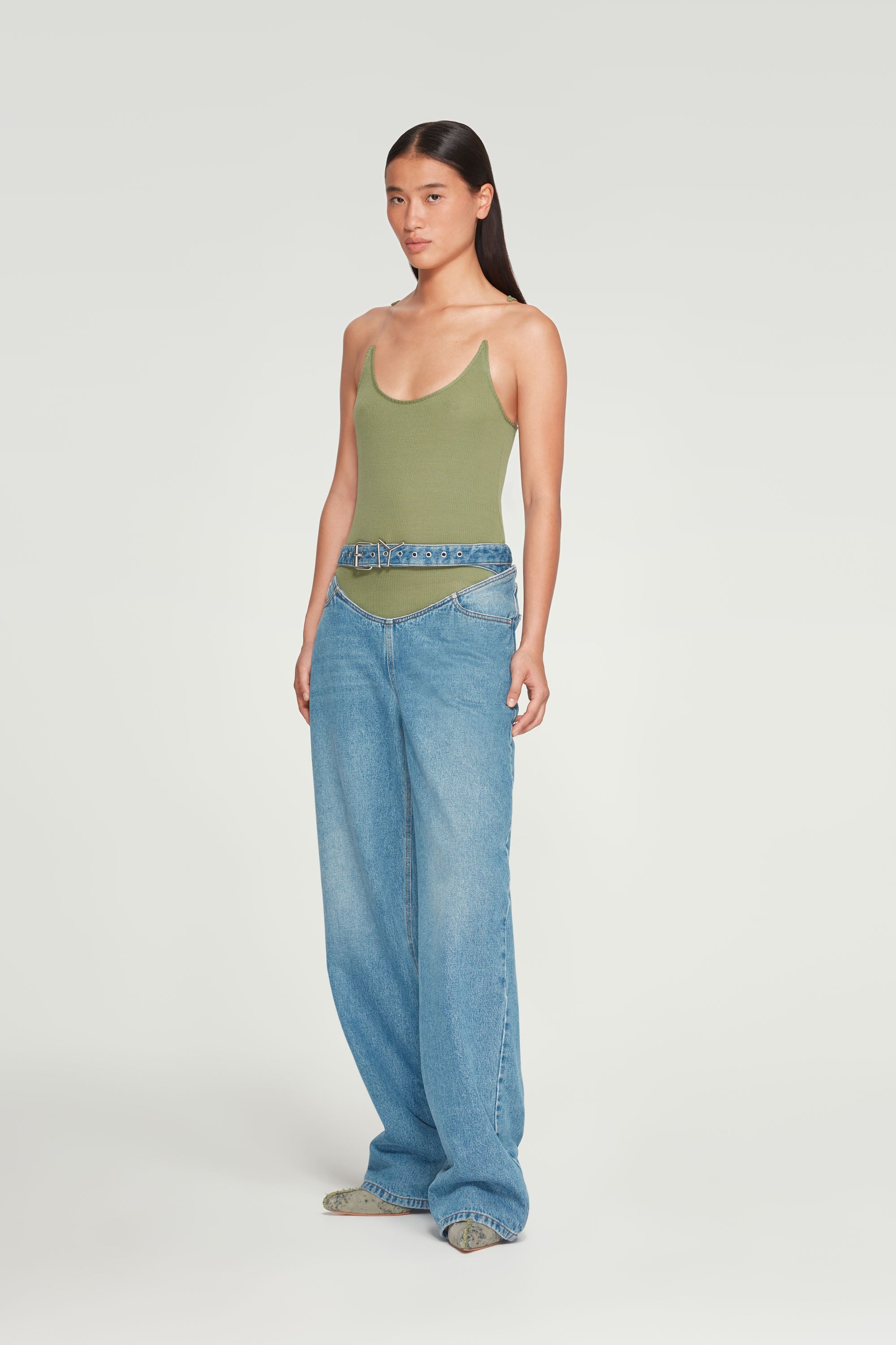 Y Belt Arc Jeans - 4