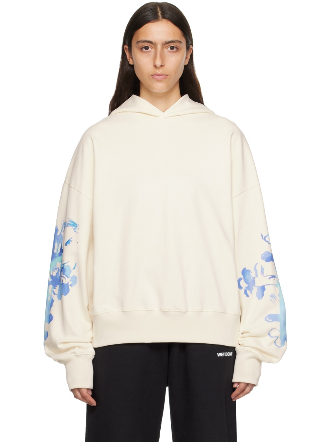White Gothic Hoodie - 1