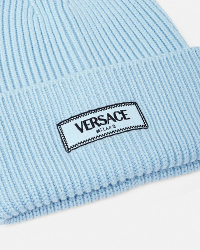 VERSACE 90s Vintage Logo Knit Beanie outlook