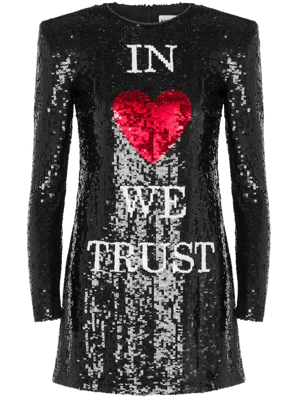 In Love We Trust sequin-embellished minidress - 1