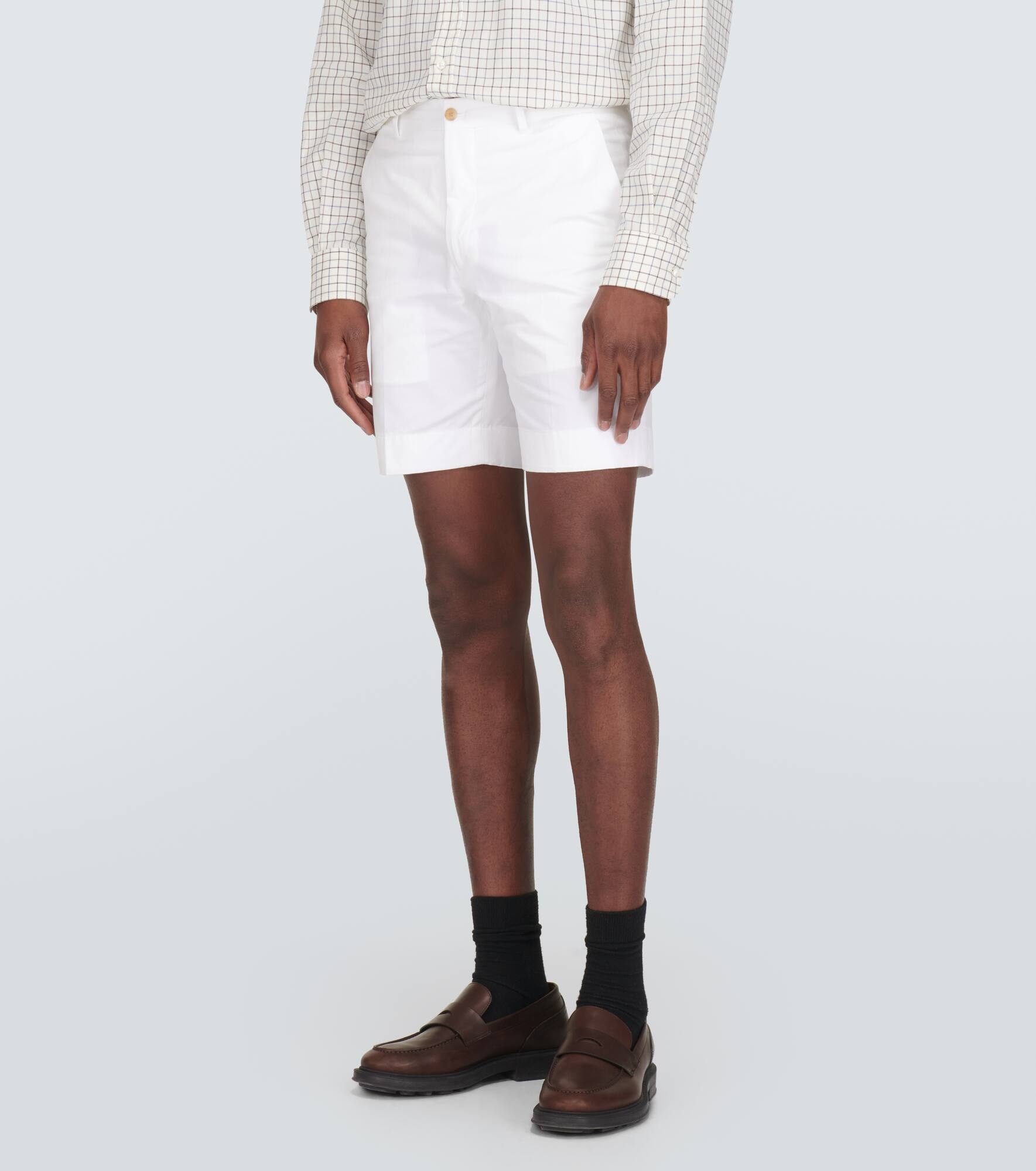Cotton-blend shorts - 3