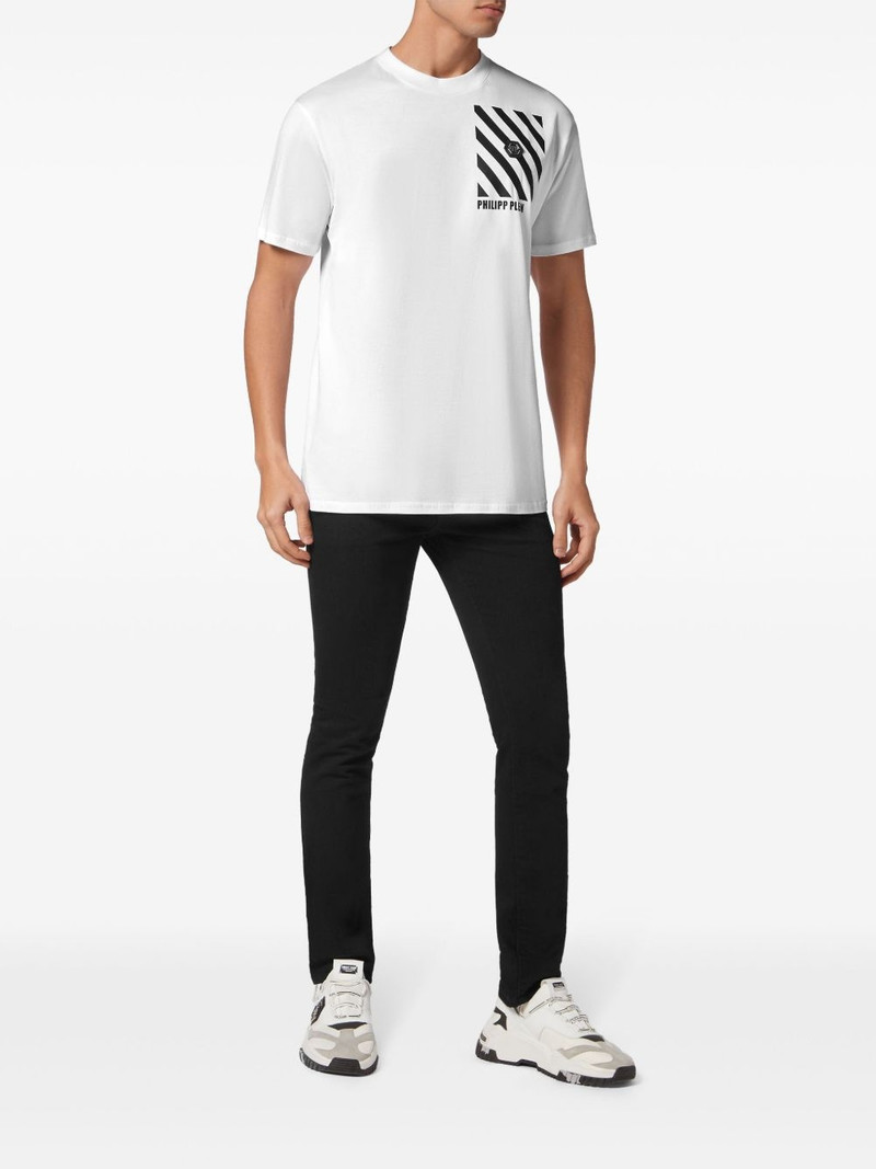 PHILIPP PLEIN Rainbow Stripes T-shirt outlook