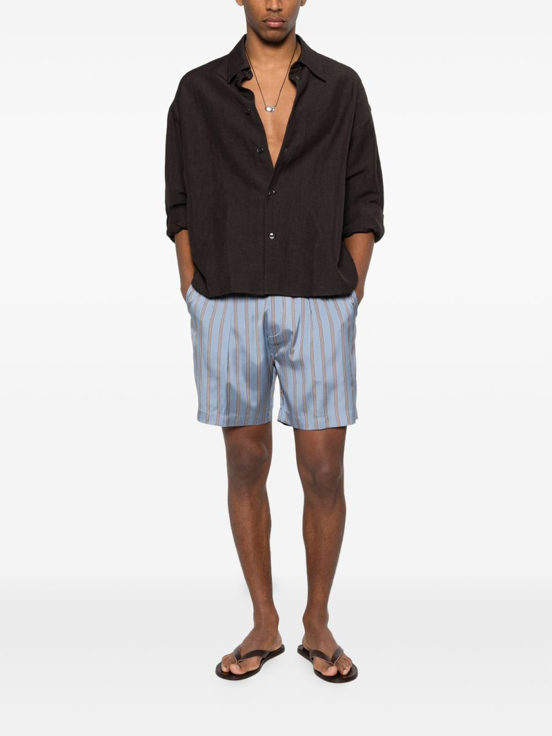 TOM FORD striped-pattern shorts outlook
