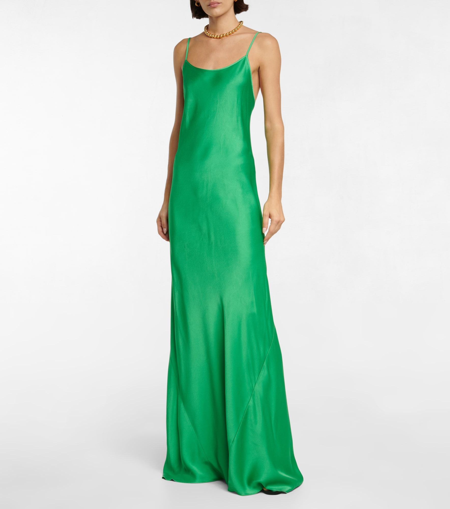 Satin gown - 2