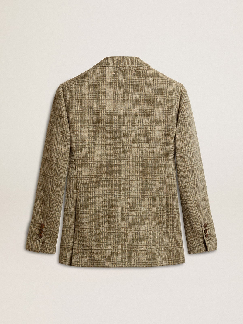Golden Goose Women's double-breasted blazer in Shetland wool outlook
