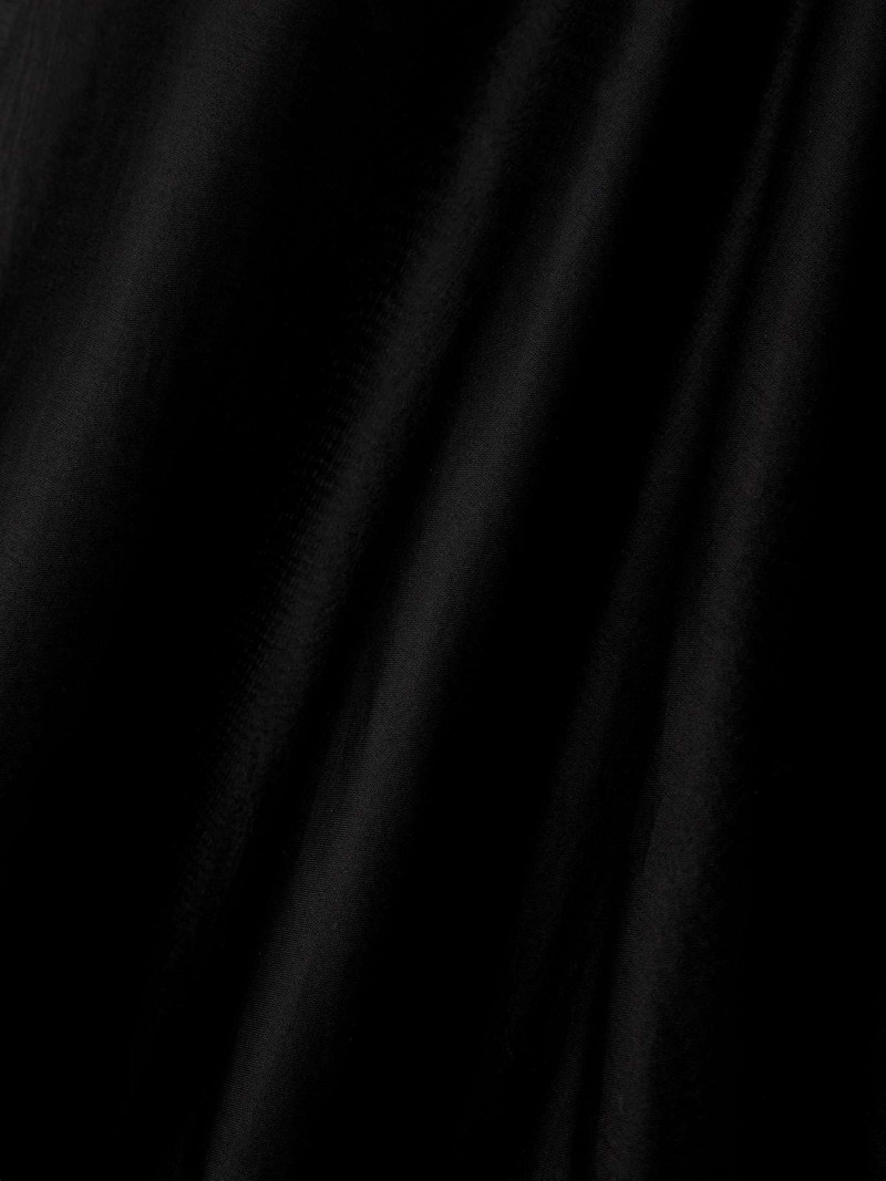Divine pleated cotton-gauze mini dress 4