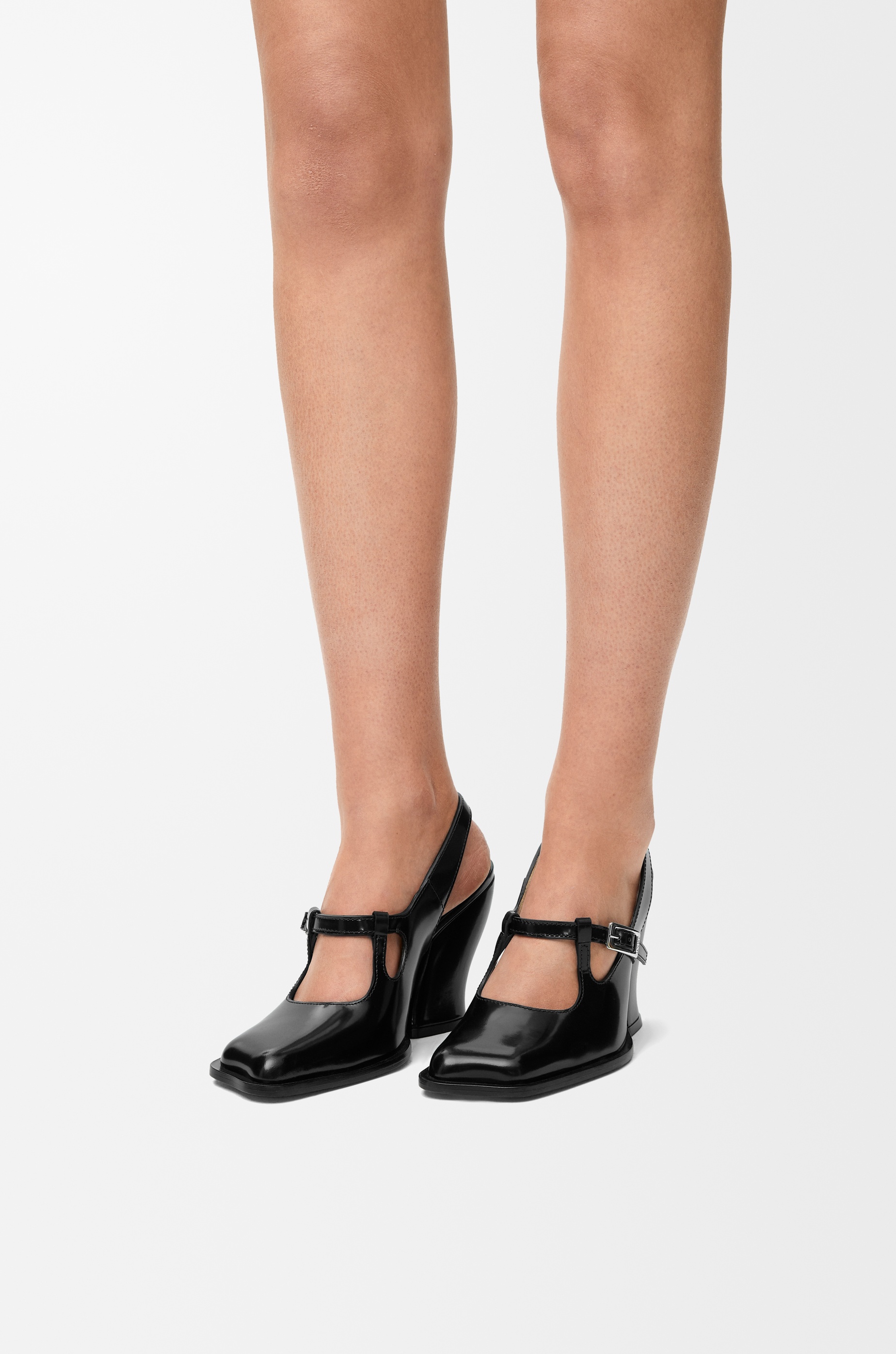 Onda slingback pump in brushed calfskin - 2