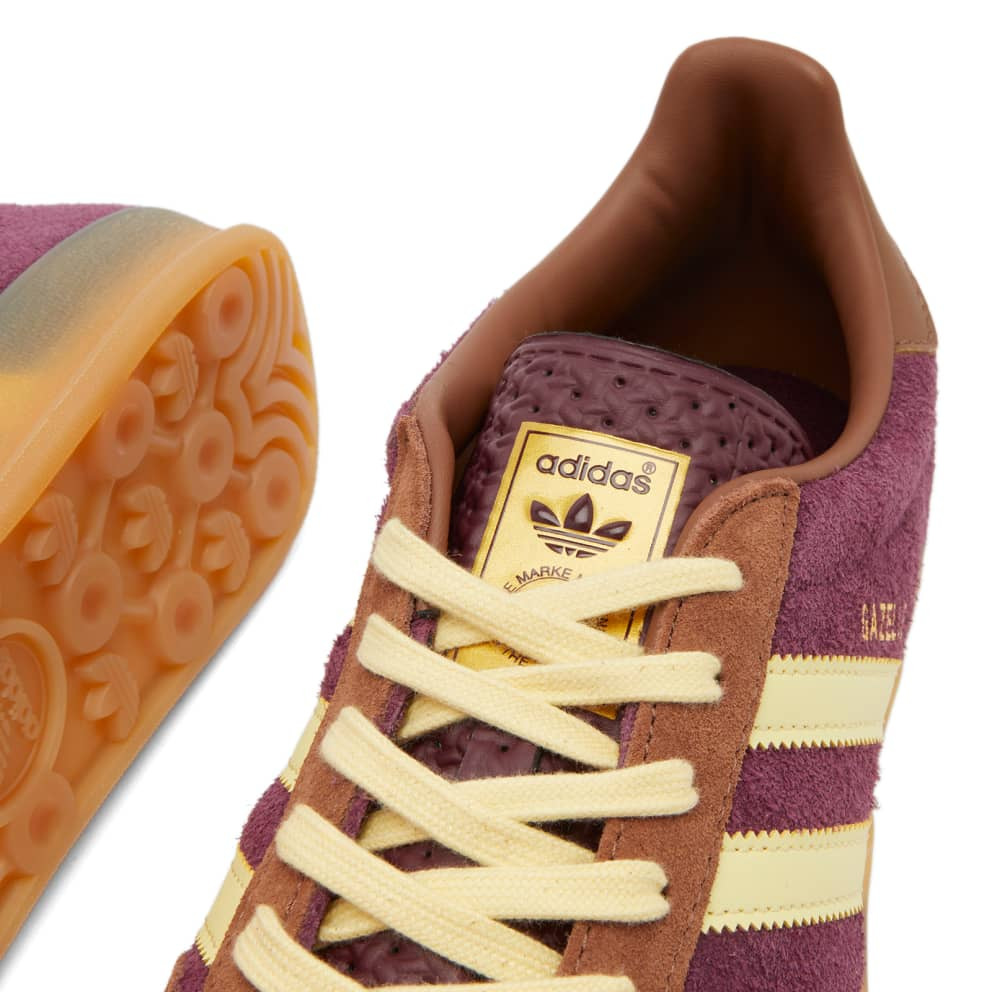 adidas Gazelle Indoor 'Maroon Almost Yellow' JI0324 - 4