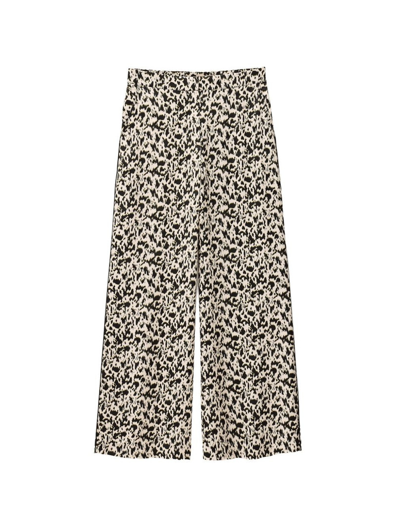 Plyde printed wide-leg trousers 1