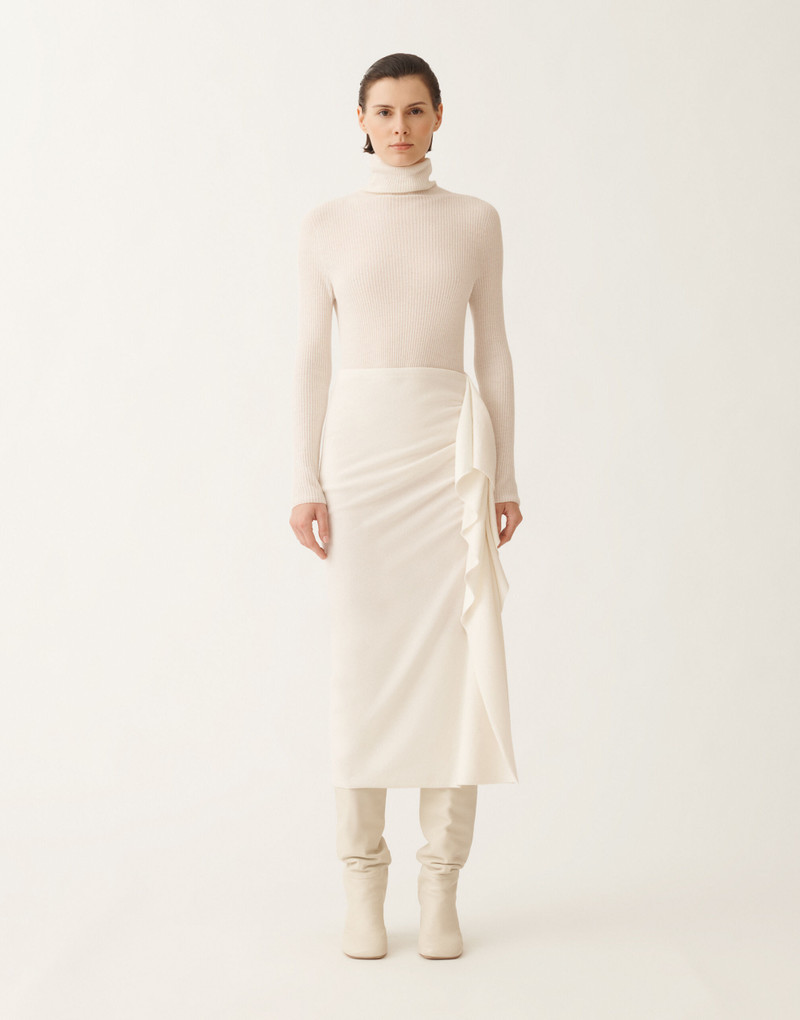 Wrap skirt in Platinum 3