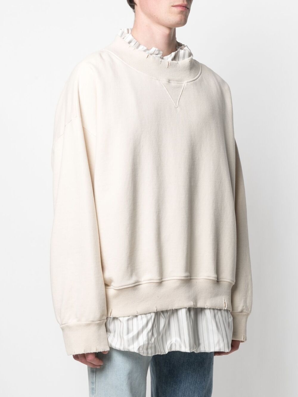 layered shirt sweatshirt - 3