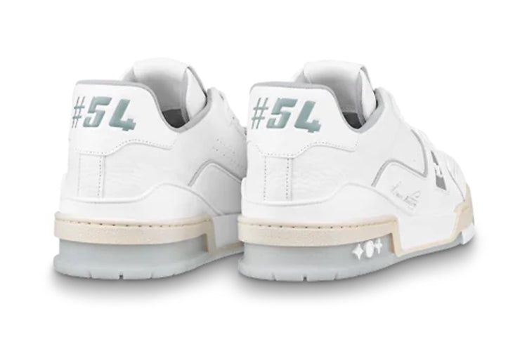 (WMNS) LOUIS VUITTON LV Trainer Sneakers 'White with Transparent' 1A9UP6 - 3