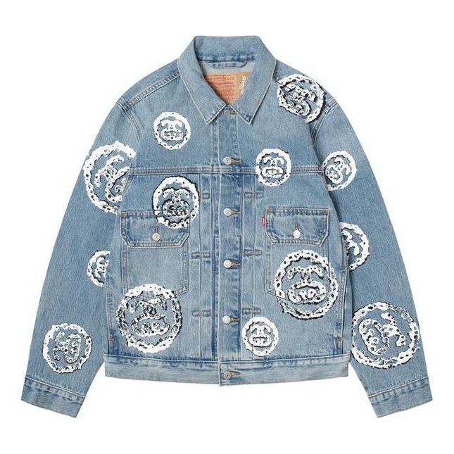 Stussy x Denim Tears Type 2 Jacket 'Light Indigo' 80208168 - 1