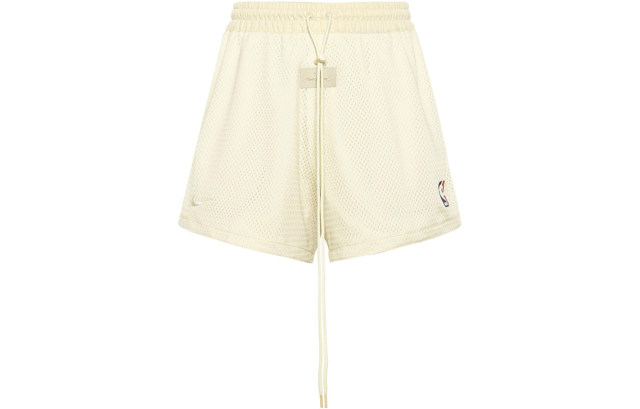 Nike x Fear of God x NBA Basketball Shorts Men Beige Creamy CU4690-271 - 2