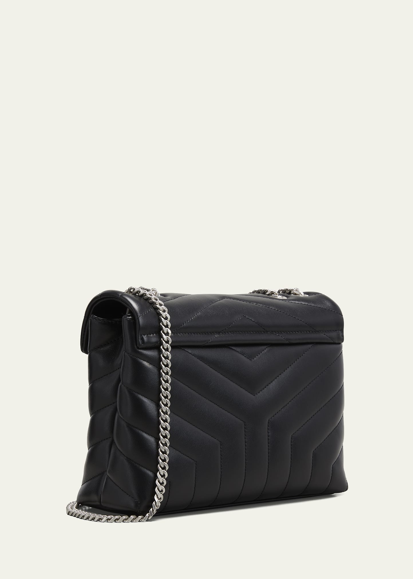 Loulou Small Matelasse Calfskin Flap Bag - 3