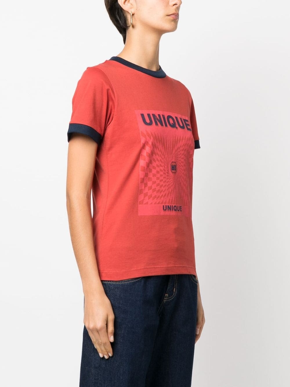 Unique-print organic cotton T-shirt - 3