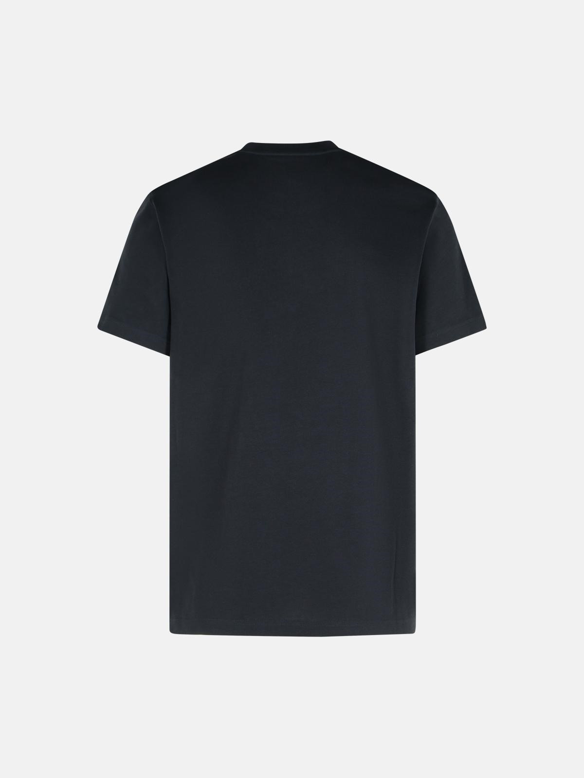 BLACK COTTON T-SHIRT - 3