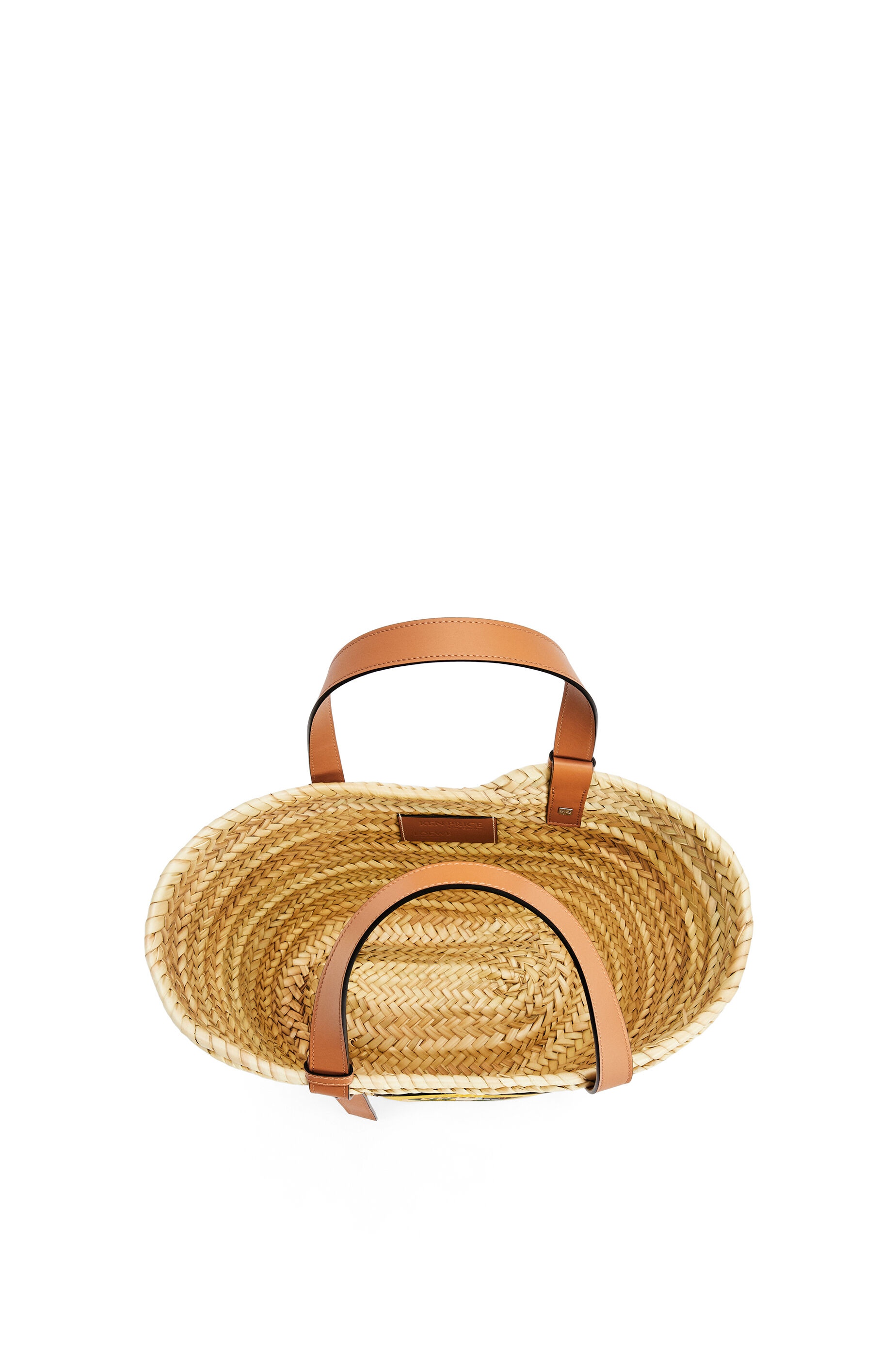 L.A. Series Basket bag in palm leaf and calfskin - 3