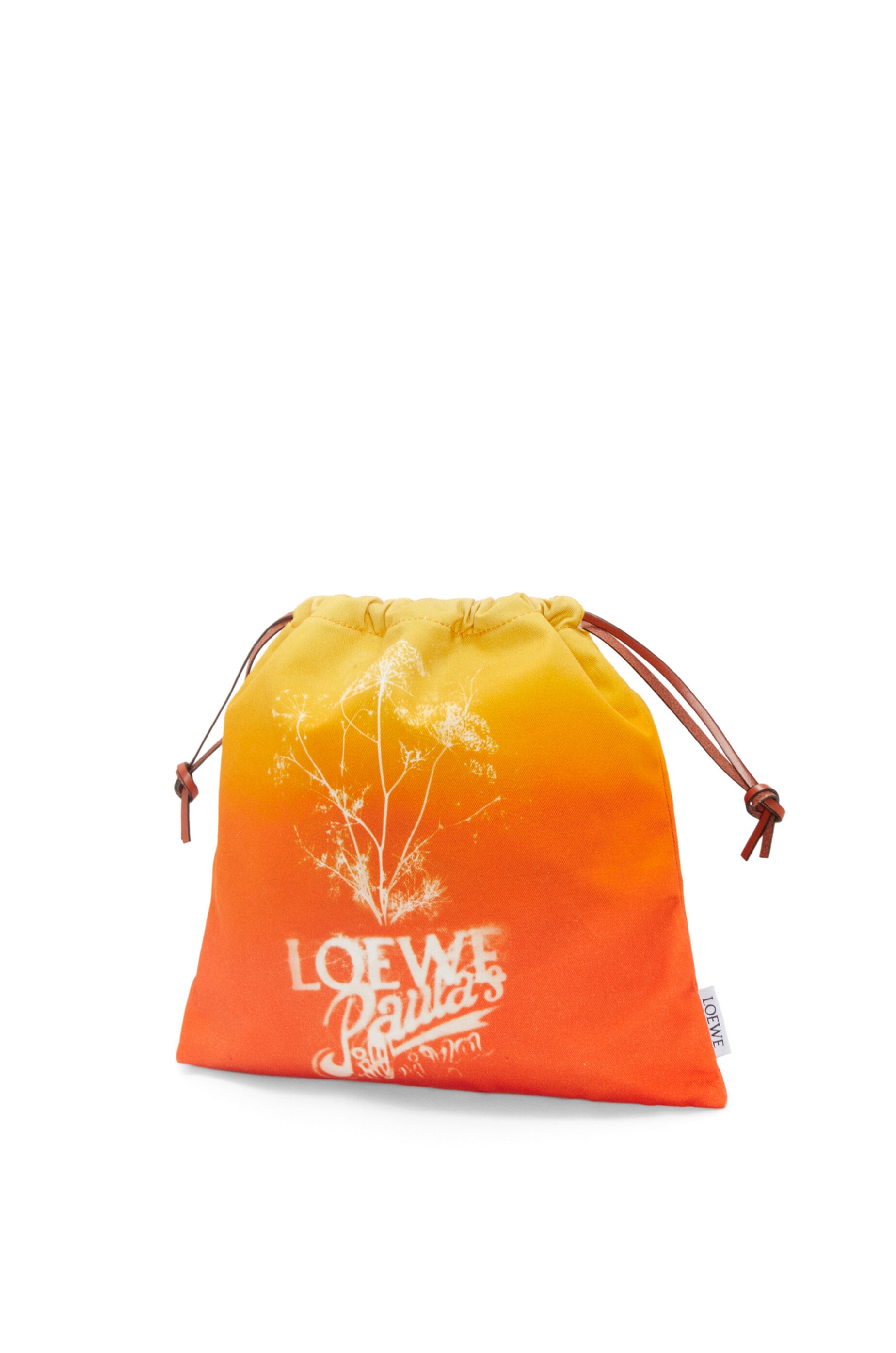 Fennel drawstring pouch in canvas - 2