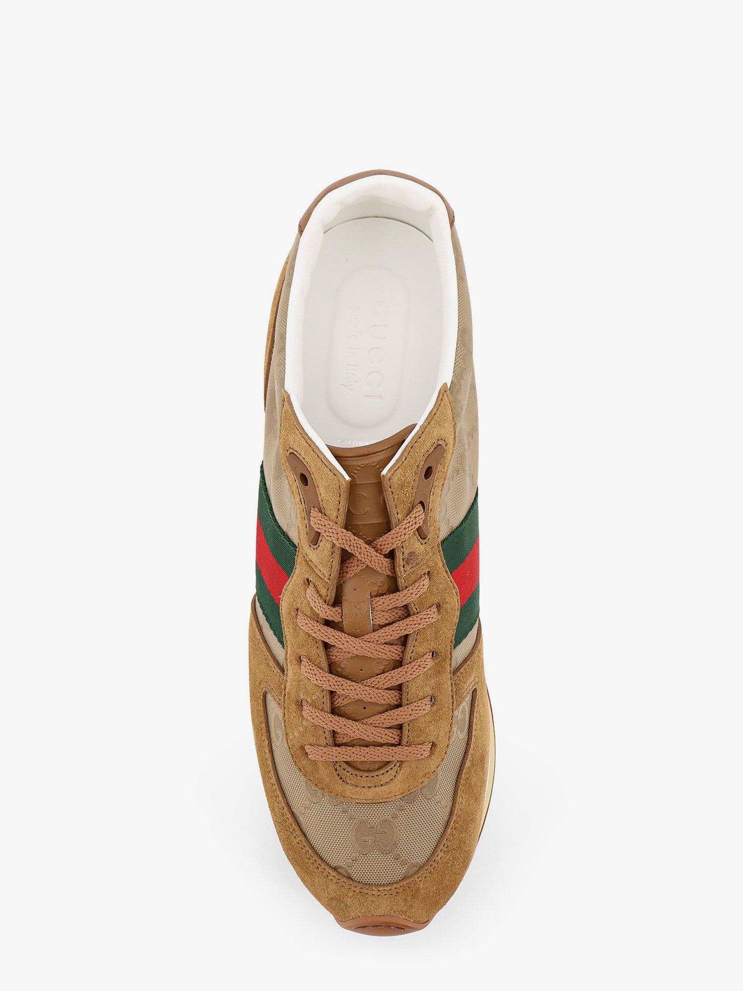 RE-MOTION GG NYLON AND SUEDE SNEAKERS - 5