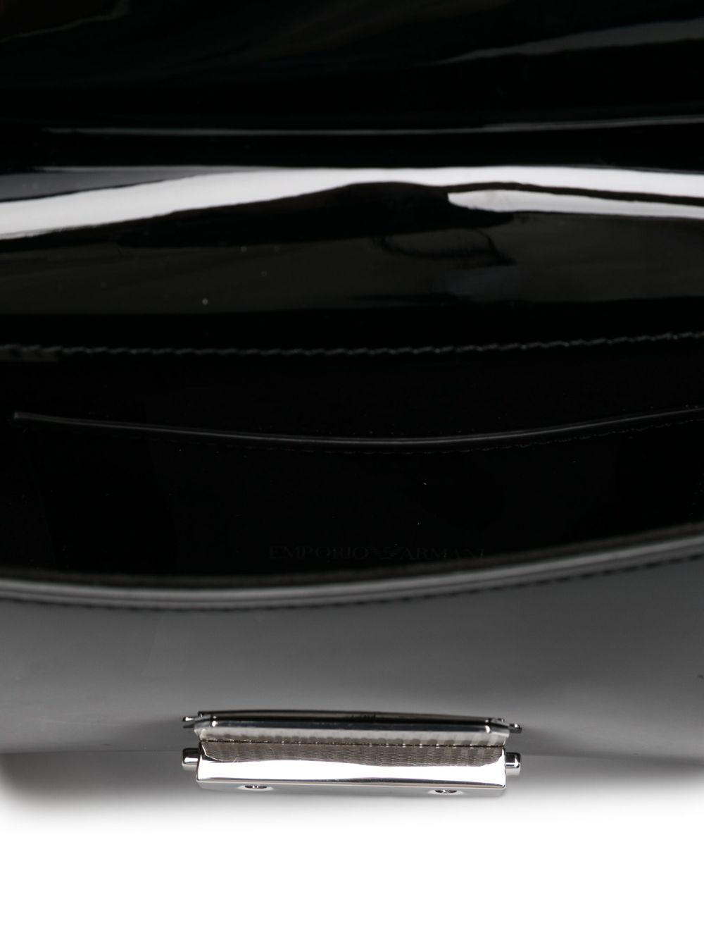 patent-leather flap bag - 4
