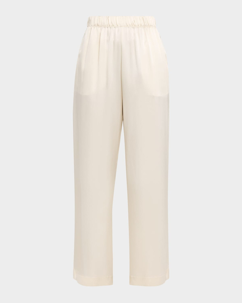 Brynn Silk Wide-Leg Pants 1