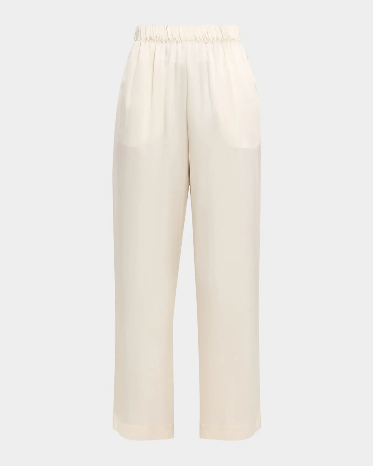 Brynn Silk Wide-Leg Pants - 1