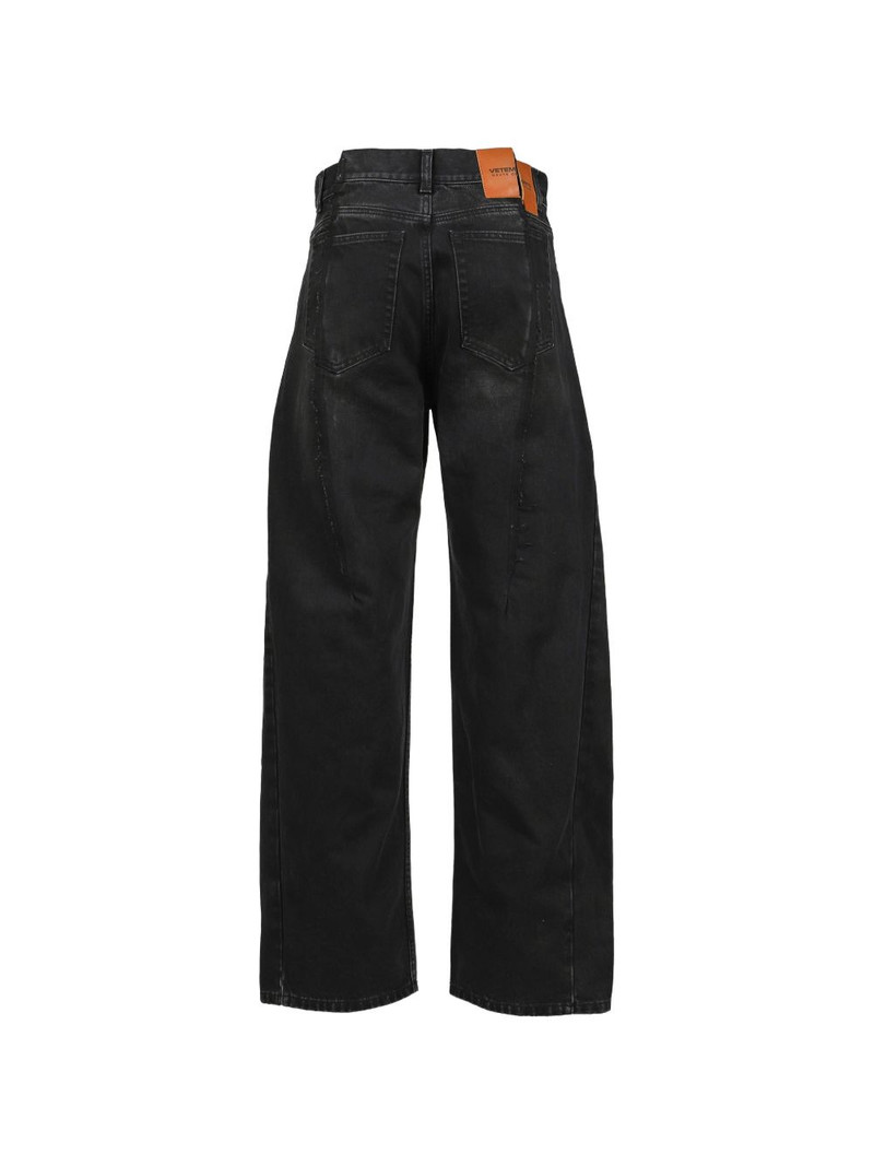 VETEMENTS seam-detail jeans outlook