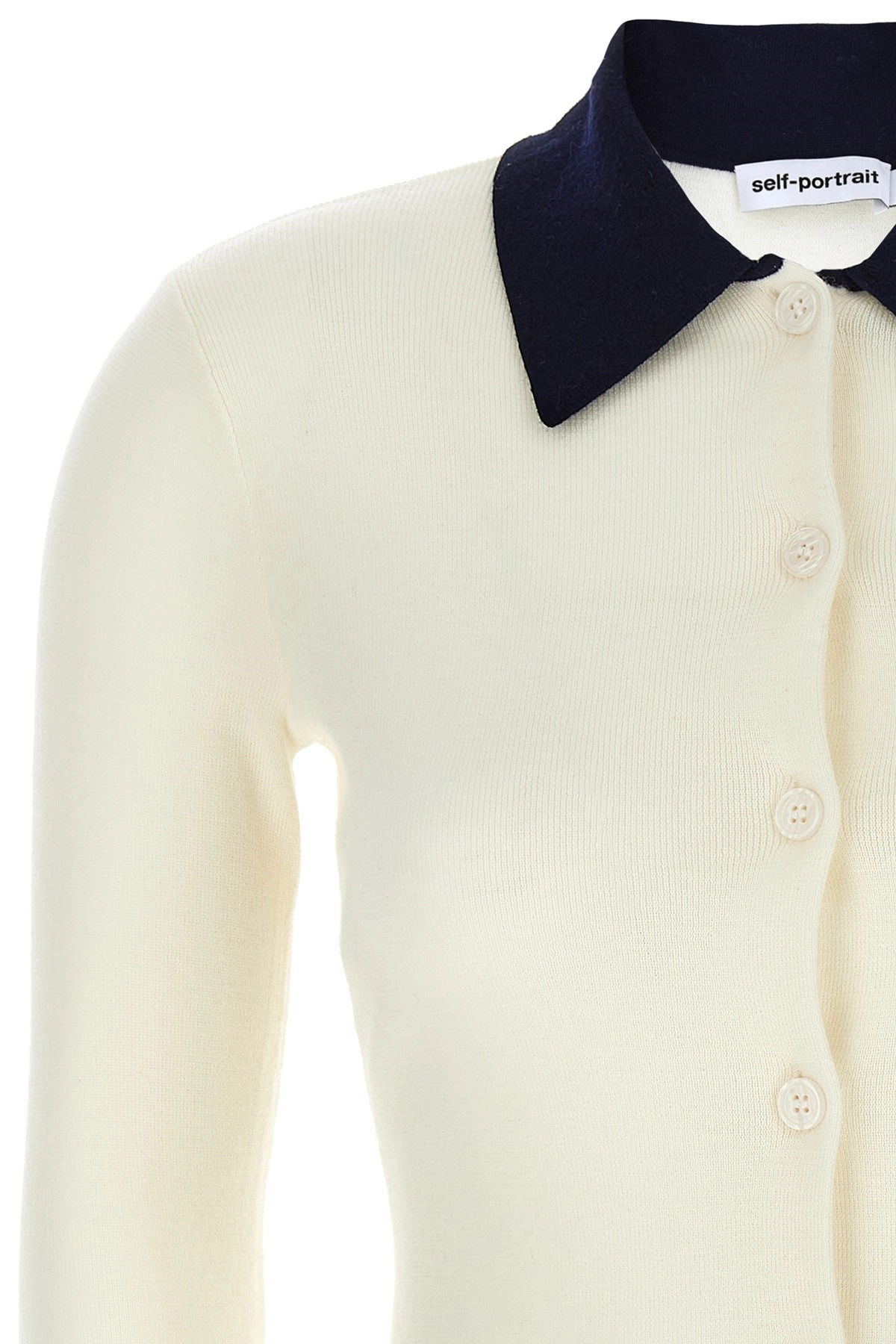 'Cream Merino Wool' cardigan - 3