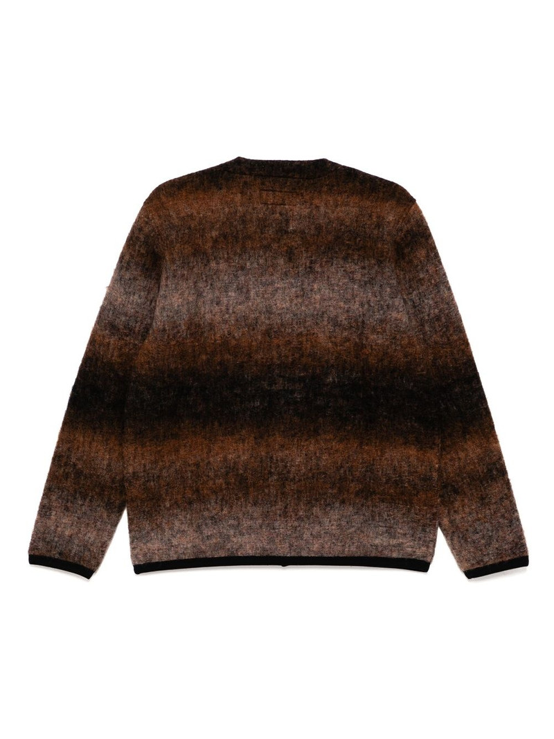 Universal Works ombre fleece cardigan outlook