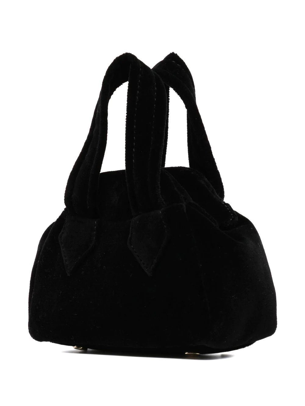 Orb logo velvet mini-bag - 3