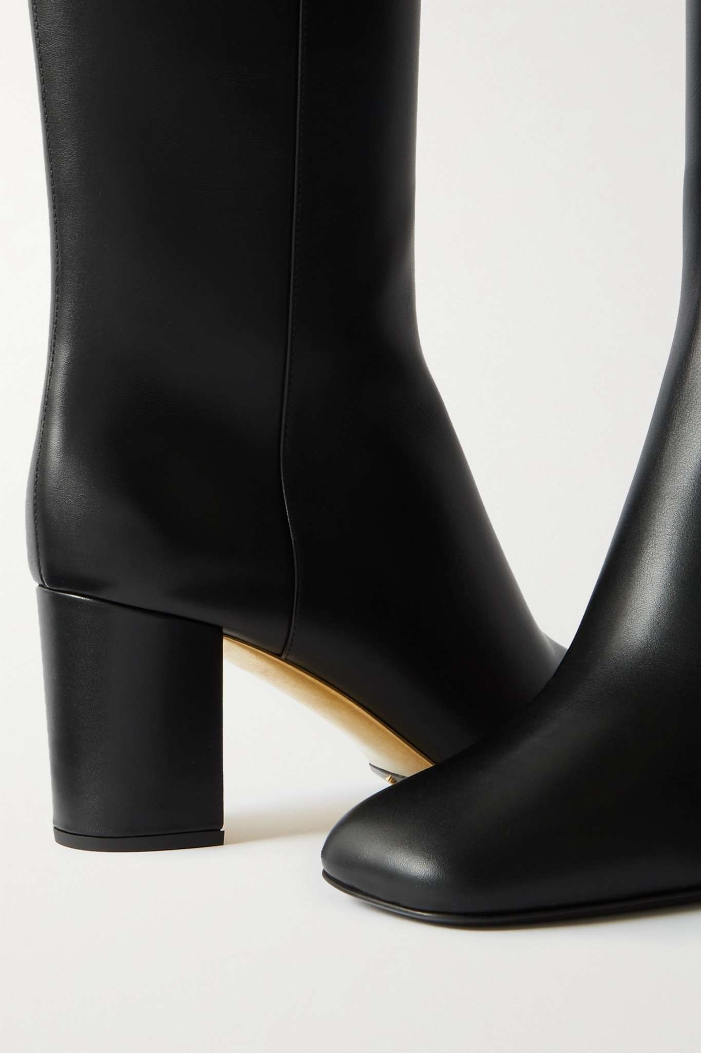 Valentino Garavani VLOGO leather knee boots - 4