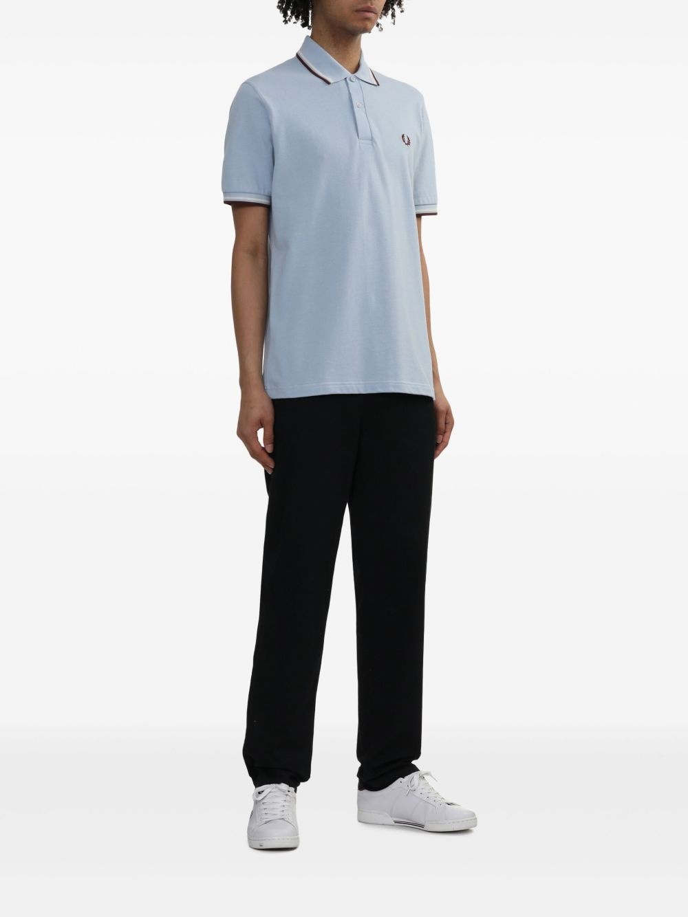 logo-embroidered polo shirt - 2