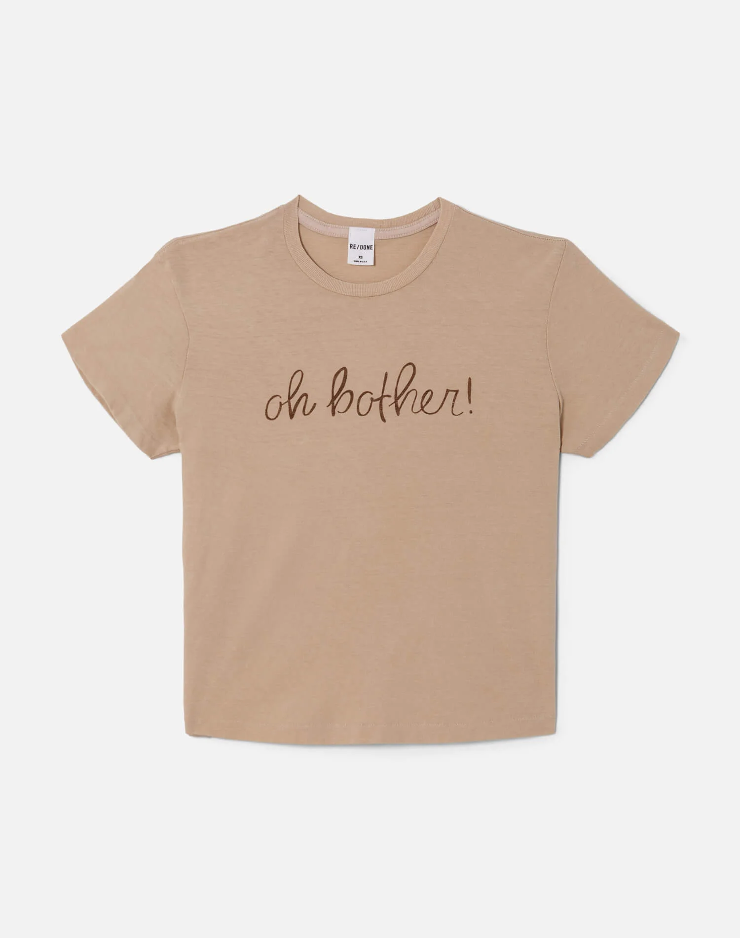 50s Boxy Tee Oh Brother - Khaki - 1