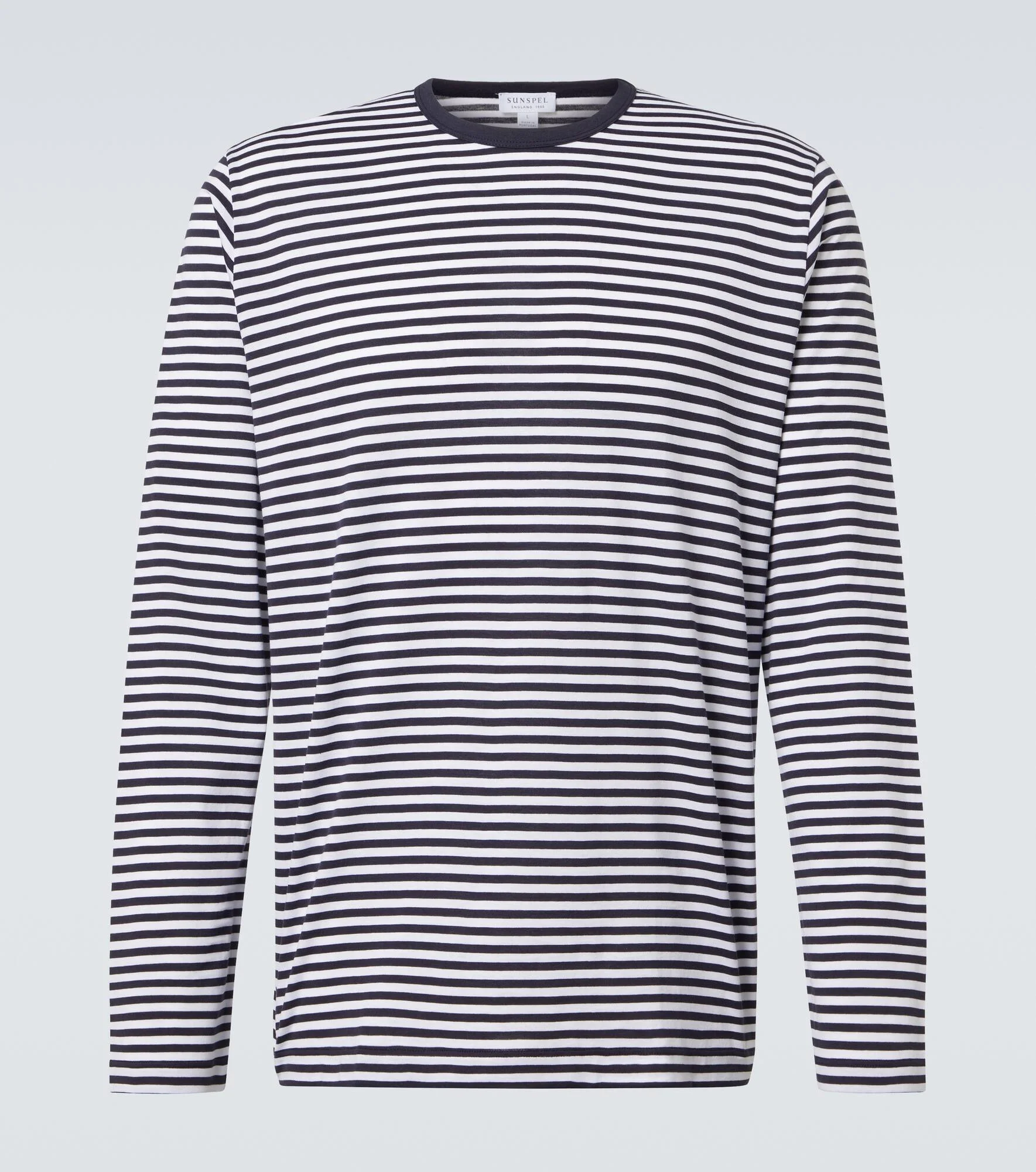 Striped cotton T-shirr - 1