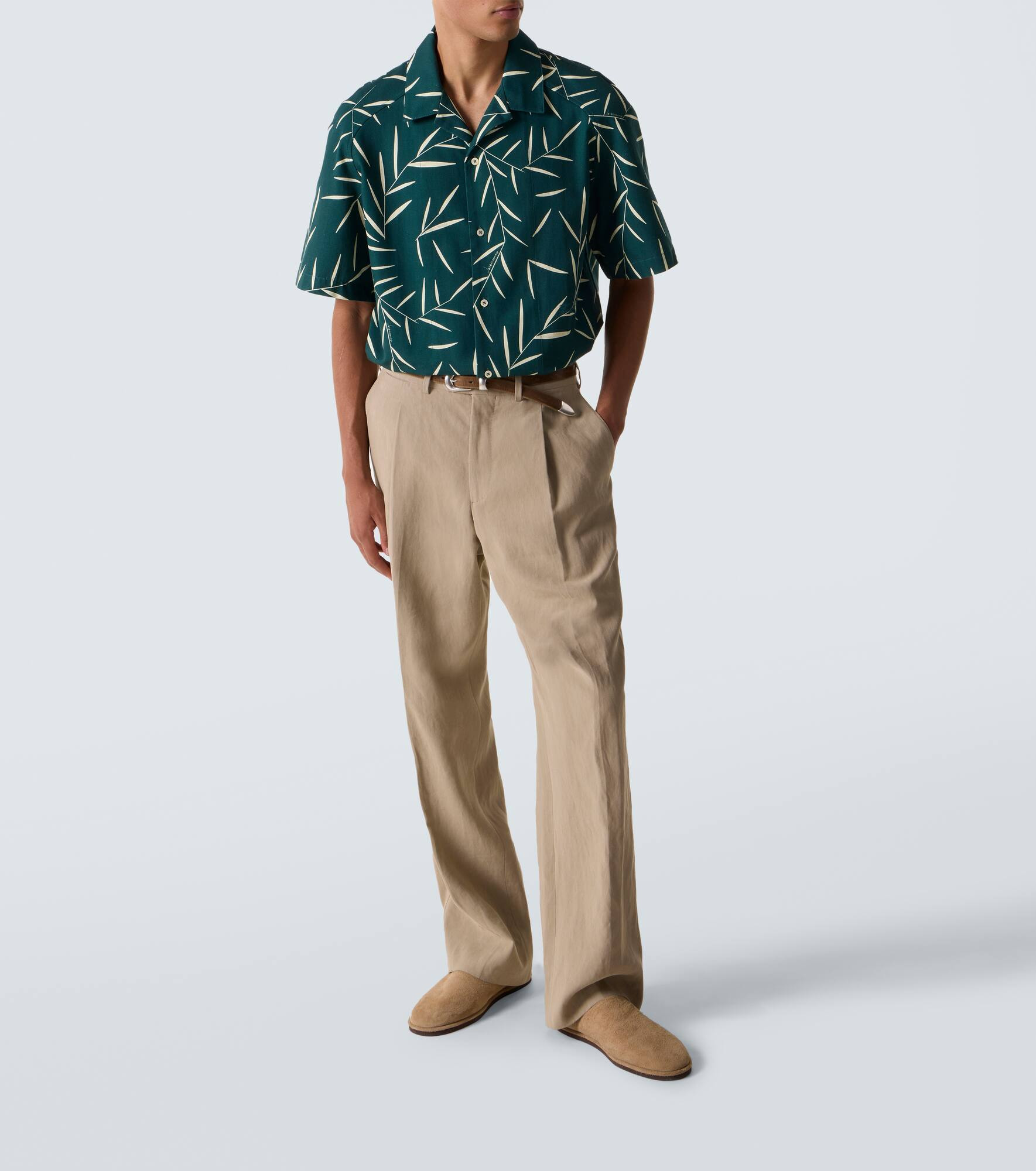 Fonccio printed cotton bowling shirt - 2