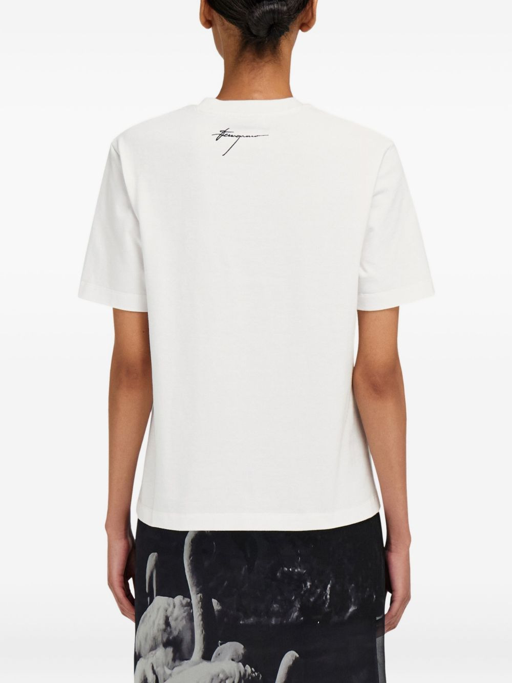 palm-tree print T-shirt - 4