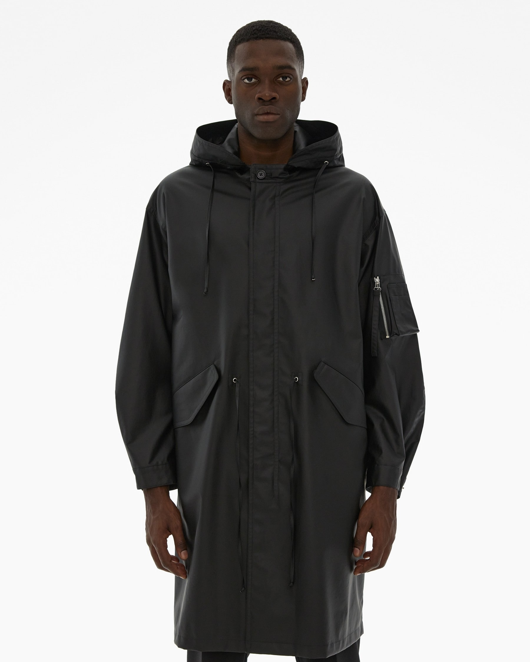 RUBBER LOGO PARKA - 3