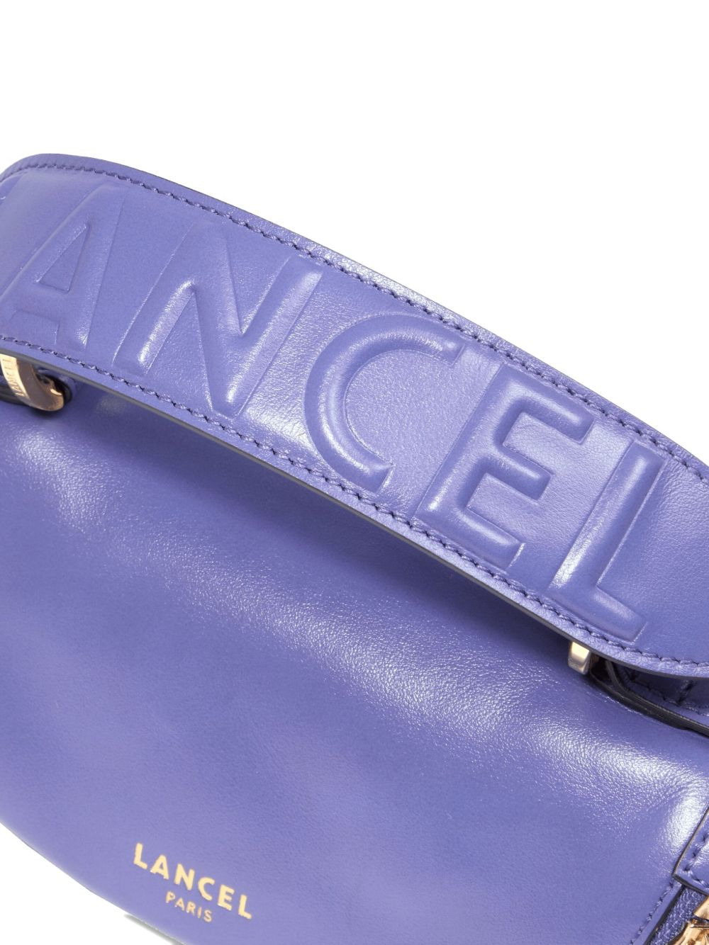 mini Origami curved leather crossbody bag - 4