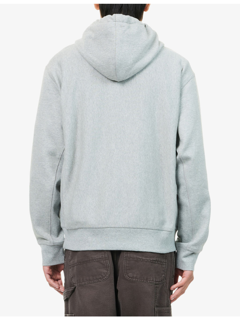 Embroidered-Logo Relaxed-Fit Cotton-Jersey Hoody - 4