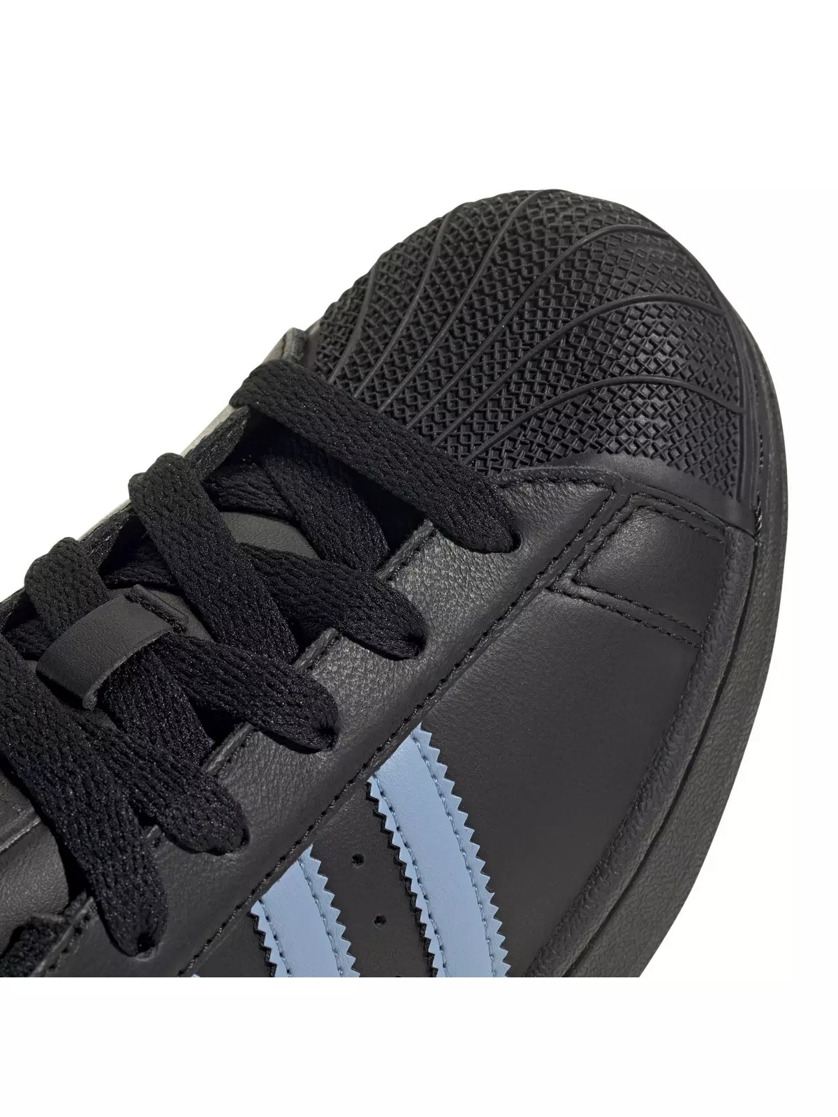 Originals Superstar II "Core Black/Ash Blue/Core Black" Women's Shoe - 7
