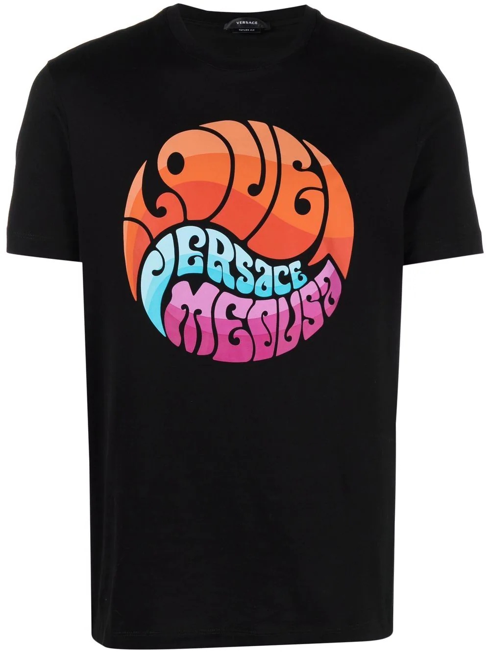 Medusa graphic slogan-print T-shirt - 1