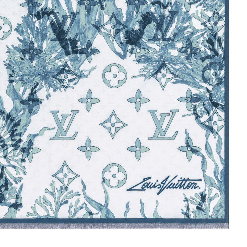 Monogram Aquagarden Stole 4