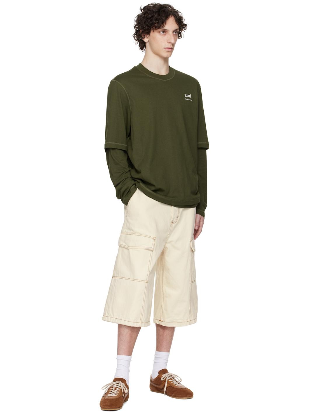 Green Long Sleeves T-shirt - 4