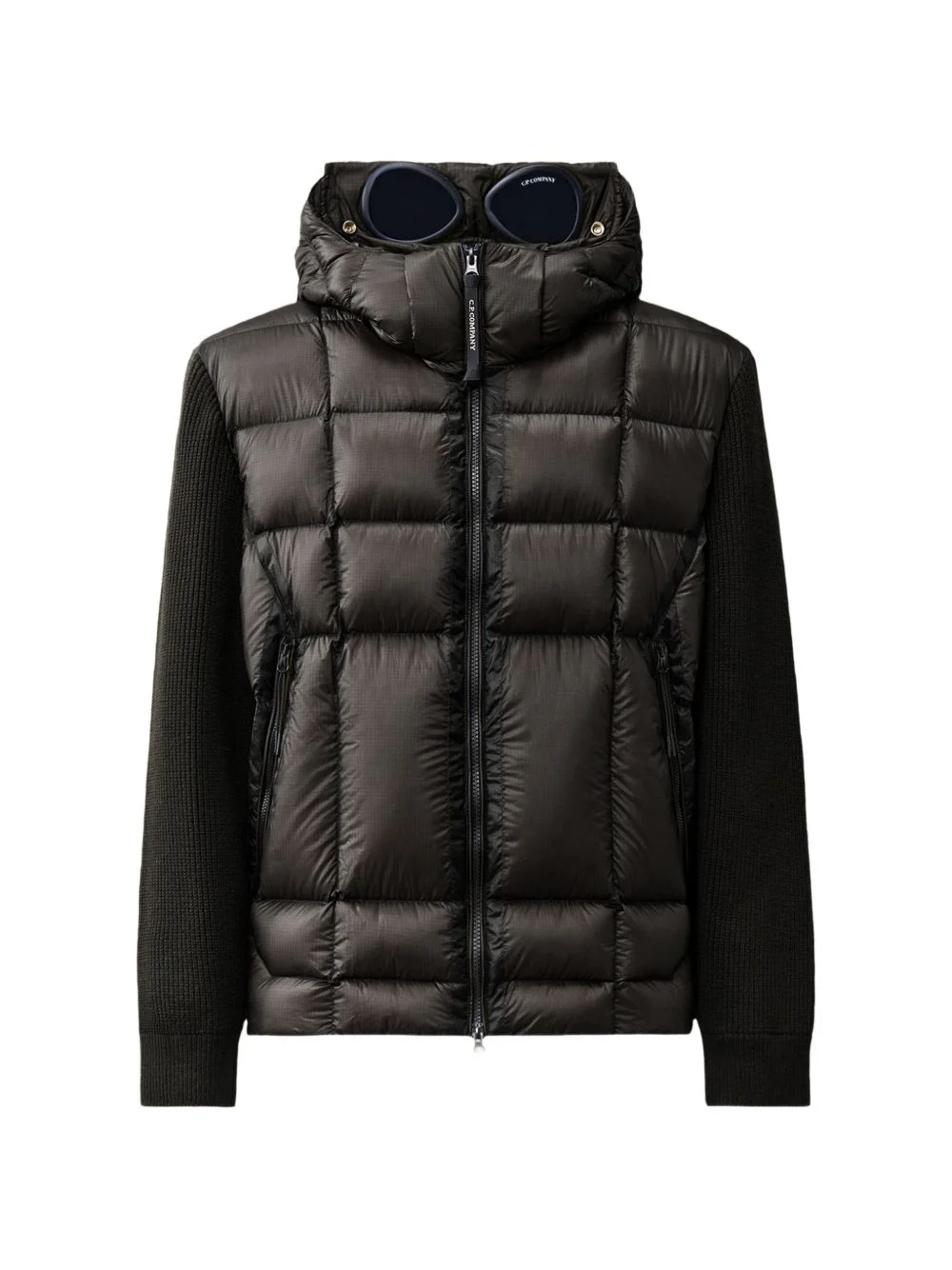 D.D. Shell Goggle zip-up cardigan - 1