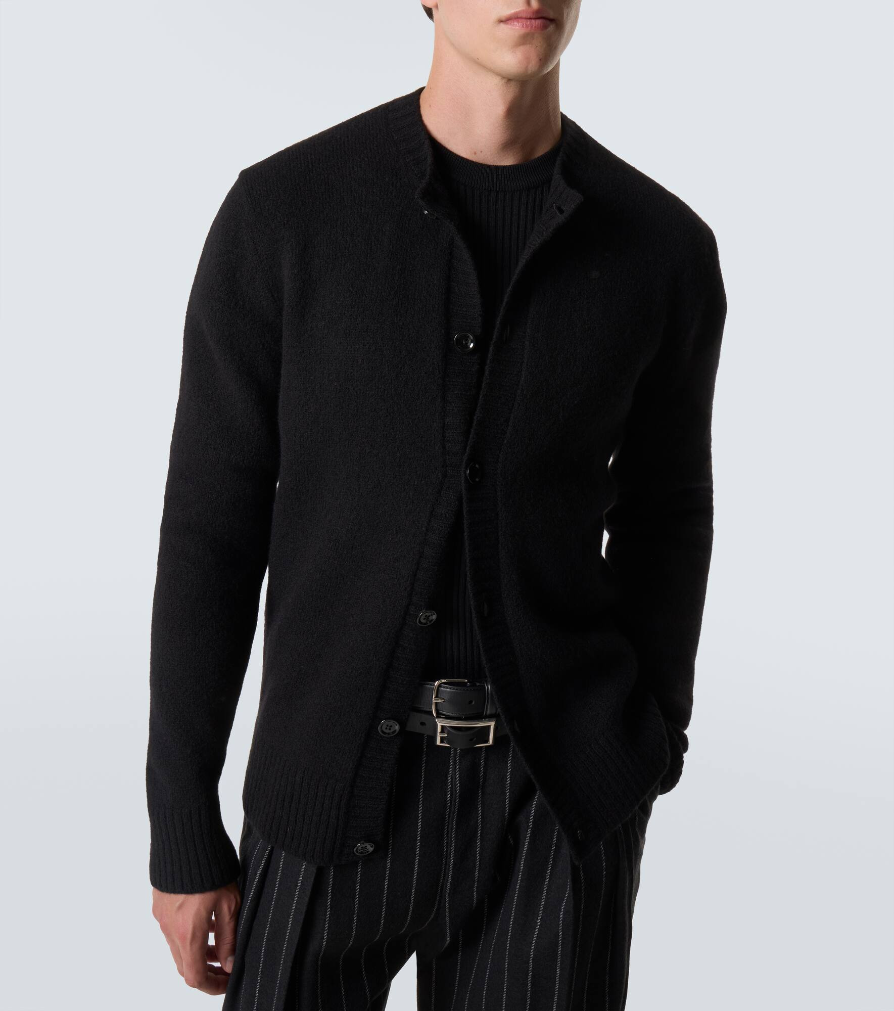 Wool-blend cardigan - 5