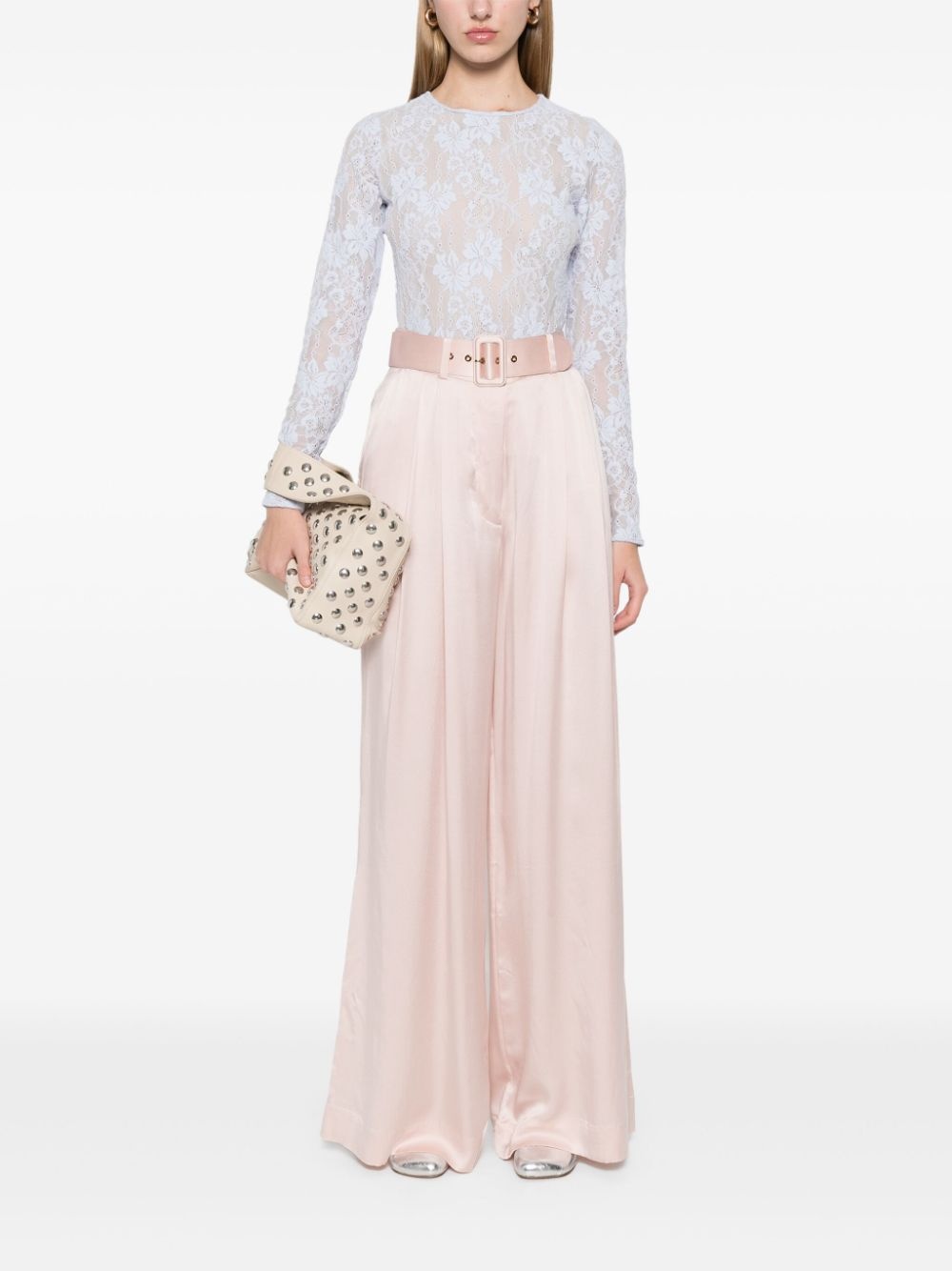 silk palazzo pants - 2