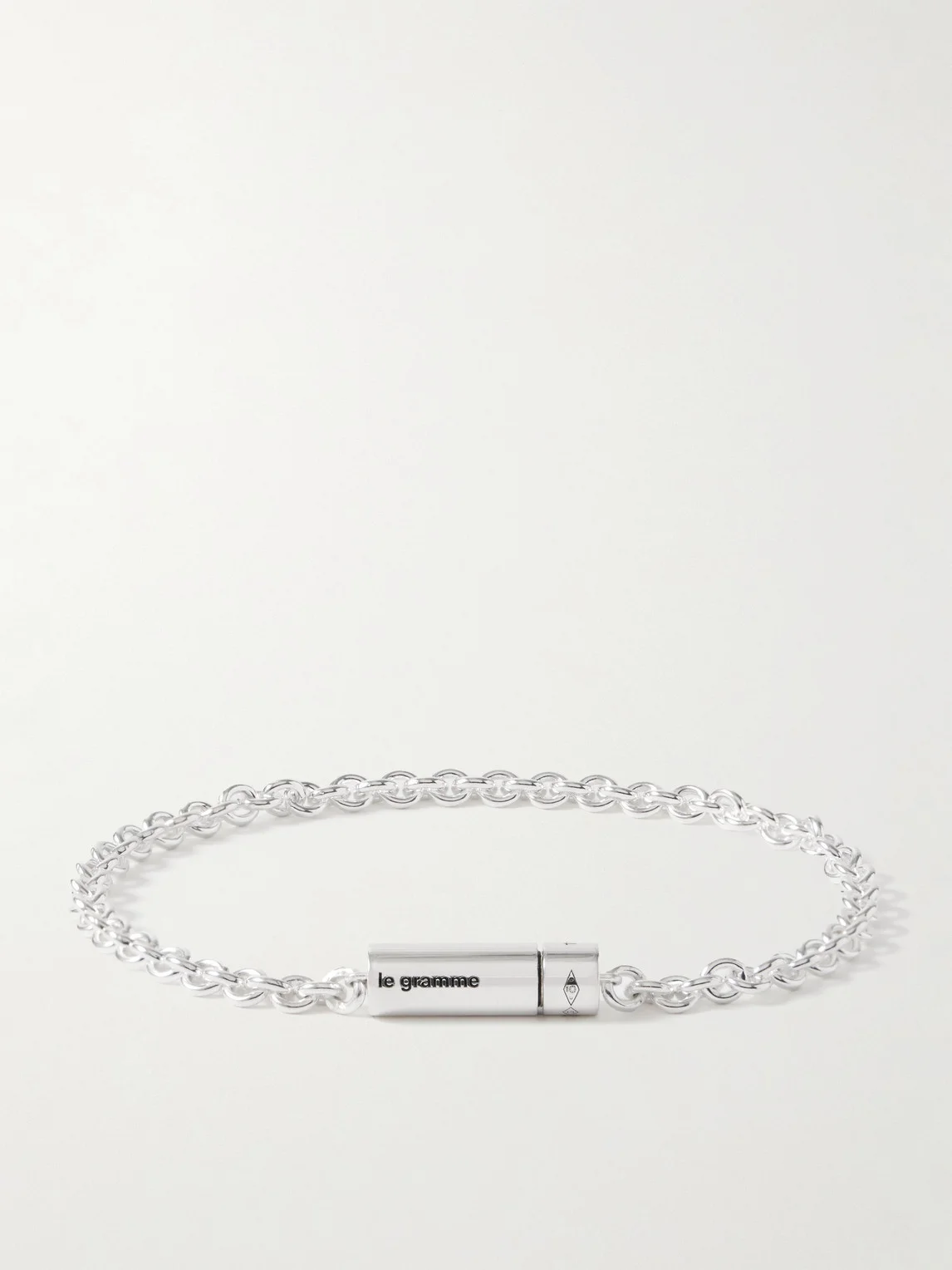 11g Recycled Sterling Silver Chain Bracelet - 1